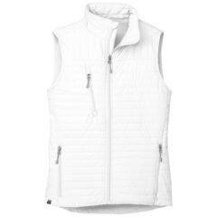 Women’s Front Runner 120 GSM Insulated Quilted Vest - white
