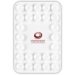 Magnetic Recycled Silicone Suction Phone Mount - white