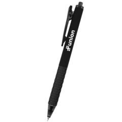 Quiet Click rABS Gel Pen - 12023_BLK_Silkscreen
