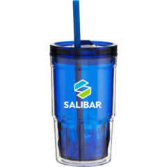 Clarity Acrylic Tumbler with Straw - 16 oz