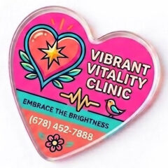 Heart Acrylic Magnet