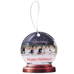 Snow Globe Acrylic Ornament - ACORN001