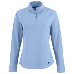 Cutter & Buck Prospect Recycled Featherlight Stretch Women’s Quarter Zip - LCK00225_ALS_MANN_HG