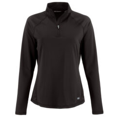 Cutter & Buck Prospect Recycled Featherlight Stretch Women’s Quarter Zip - LCK00225_BL_MANN_HG