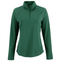 Cutter & Buck Prospect Recycled Featherlight Stretch Women’s Quarter Zip - LCK00225_HT_MANN_HG