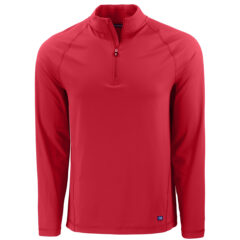 Cutter & Buck Prospect Recycled Featherlight Stretch Men’s Quarter Zip - MCK01364_RD_MANN_HG