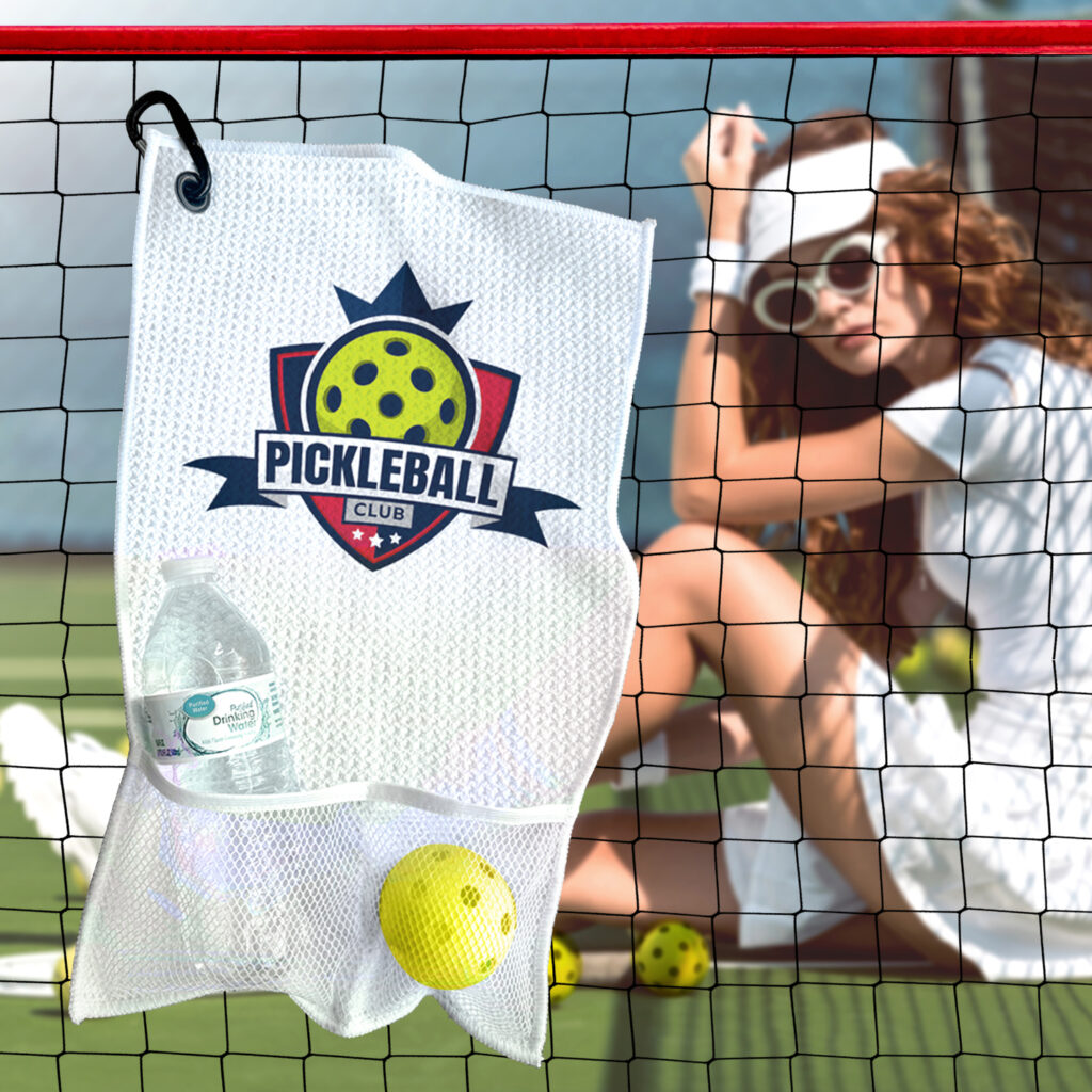 Pickle Pocket Waffle Towel - PKTWW1118WH