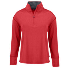 Cutter & Buck Forge Recycled Four-Way Stretch Women’s Quarter Zip Pullover - LCK00227_CRH_MANN_HG