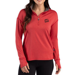 Cutter & Buck Forge Recycled Four-Way Stretch Women’s Quarter Zip Pullover - LCK00227_CRH_PRO_HG