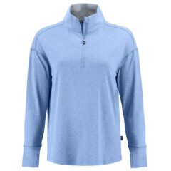 Cutter & Buck Forge Recycled Four-Way Stretch Women’s Quarter Zip Pullover - LCK00227_DALH_MANN_HG