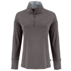 Cutter & Buck Forge Recycled Four-Way Stretch Women’s Quarter Zip Pullover - LCK00227_DBLH_MANN_HG