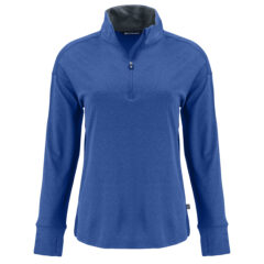 Cutter & Buck Forge Recycled Four-Way Stretch Women’s Quarter Zip Pullover - LCK00227_TBH_MANN_HG