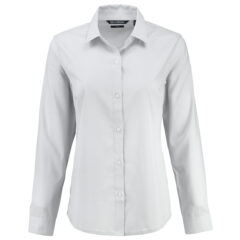 Cutter & Buck Skyline End on End Recycled Long Sleeve Women’s Dress Shirt - LCW00019_SLI_MANN_HG