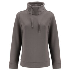 Clique Haven Recycled Women’s High Collar Pullover Sweatshirt - LQK00090_PSL_MANN_HG