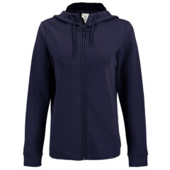 Clique Haven Recycled Women’s Full Zip Hooded Sweatshirt - LQK00091_DN_MANN_HG