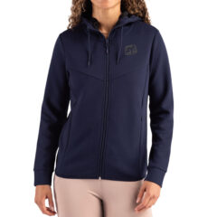 Clique Haven Recycled Women’s Full Zip Hooded Sweatshirt - LQK00091_DN_PRO_HG