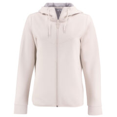 Clique Haven Recycled Women’s Full Zip Hooded Sweatshirt - LQK00091_FOG_MANN_HG