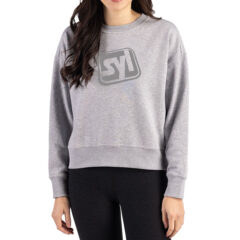 Clique Drive Recycled Women’s Crewneck Sweatshirt - LQK00095_GMG_PRO_HG