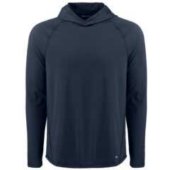 Cutter & Buck Prospect Recycled Featherlight Stretch Men’s Hooded Pullover - MCK01363_NVBU_MANN_HG