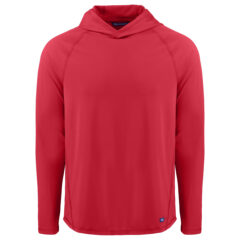 Cutter & Buck Prospect Recycled Featherlight Stretch Men’s Hooded Pullover - MCK01363_RD_MANN_HG