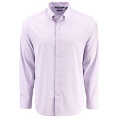 Cutter & Buck Skyline End on End Recycled Long Sleeve Men’s Dress Shirt - MCW00240_CLP_MANN_HG