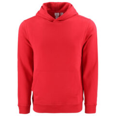 Clique Drive Recycled Unisex Hooded Pullover Sweatshirt - MQK00115_RD_MANN_HG