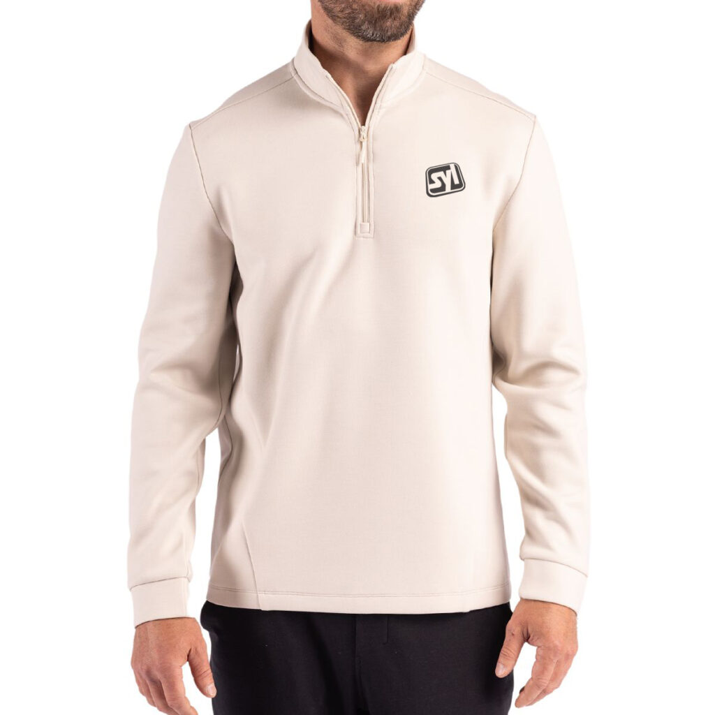 Clique Haven Recycled Men’s Quarter Zip Sweatshirt - MQK00119_FOG_PRO_HG