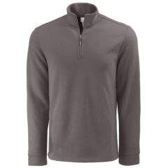 Clique Haven Recycled Men’s Quarter Zip Sweatshirt - MQK00119_PSL_MANN_HG